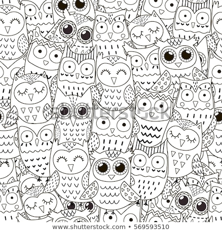 [[stock_photo]]: Owl Coloring Page