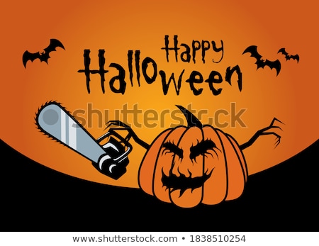 [[stock_photo]]: Halloween Black Terrible Lettering Text For Greeting Card