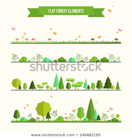 Stock photo: Grass Flat Vector Icon