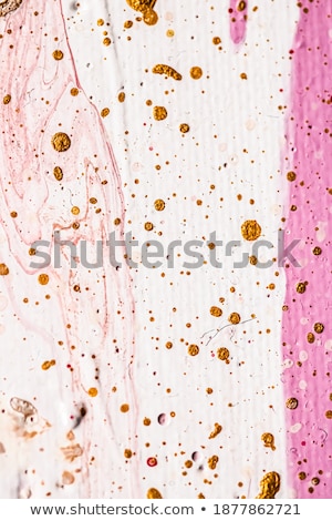 Stock fotó: Abstract Acrylic Paint Strokes Art Brush Flatlay Background