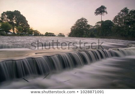 Stock photo: Man Made Canal In The Park