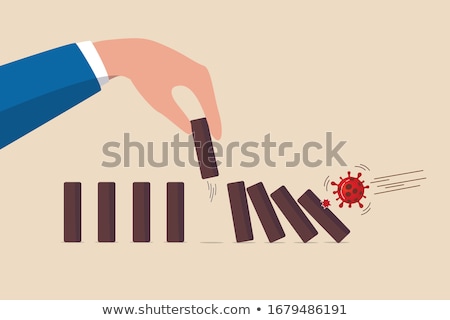 Foto stock: The Dominoes