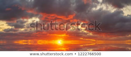 Stok fotoğraf: Sunset Sunrise With Clouds