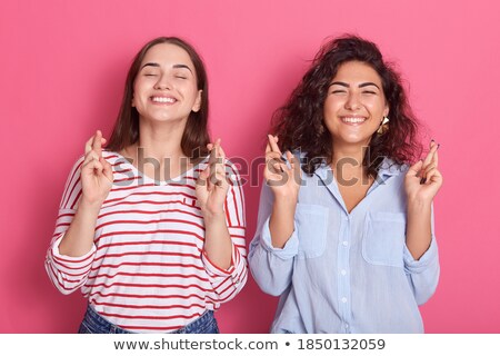 Stock photo: Young Woman Having High Hopes