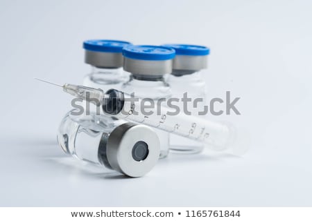 Сток-фото: Syringe And Medical Vials