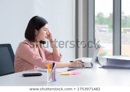 ストックフォト: Exhausted Office Worker