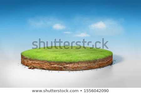 Foto stock: Illustration Of A Round Earth
