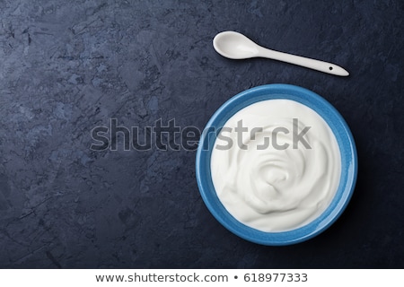 Foto stock: Homemade Greek Yogurt