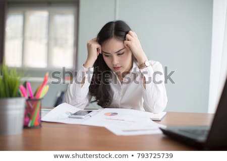 Stockfoto: Woman With Tension Headache