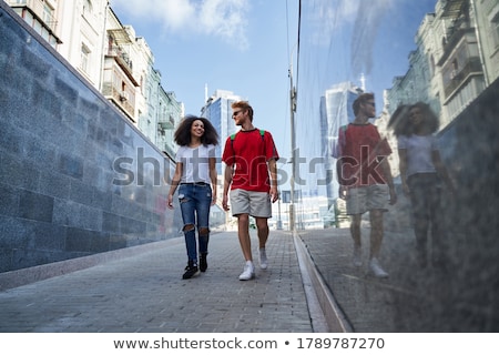 Stock fotó: Young Fashionable Couple