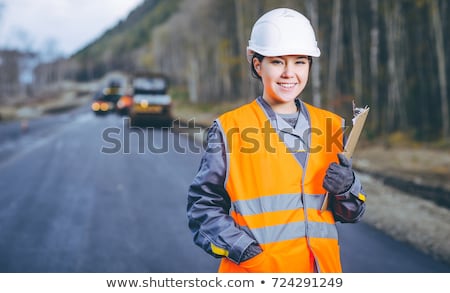 Stock fotó: A Portrait Of A Female Construction Worker