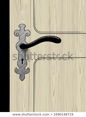 Stok fotoğraf: Vintage Door Handle