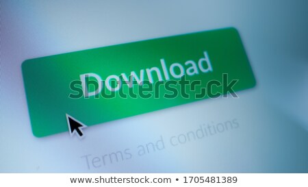 Stockfoto: Download Arrow And Cloud File Showing Downloading