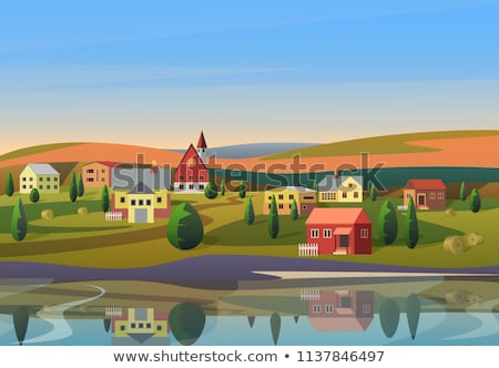 Foto stock: Small Village