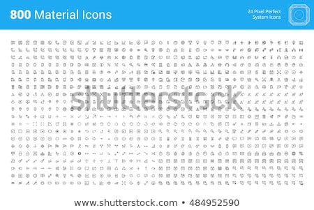 Stok fotoğraf: Set Of Web Icons For Website And Communication