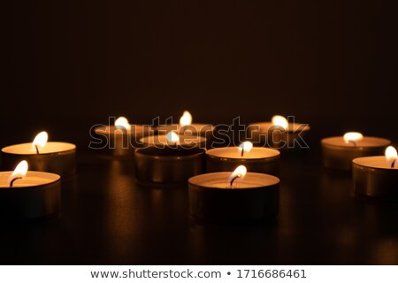 Stok fotoğraf: Burning Candle At The Communion