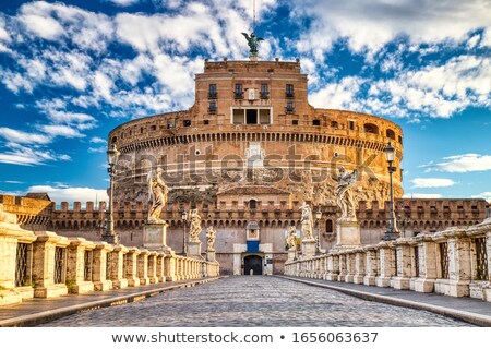 Stock fotó: Italian Bridge Of Saint Angelo