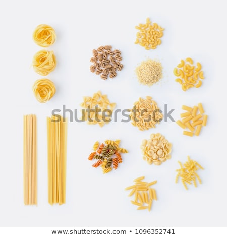 Stok fotoğraf: Assorted Pasta And Other Ingredients
