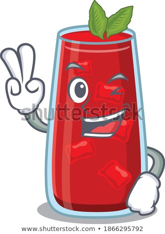 Stok fotoğraf: Bloody Peace Sign Vector Illustration