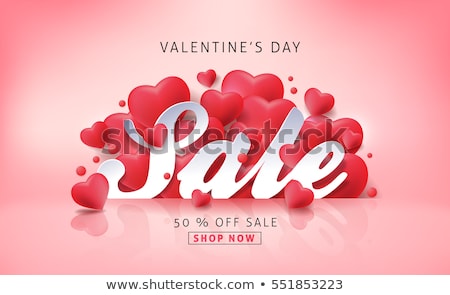 Stock foto: Sale Banner Or Flyer Design With Gifts Discount Background For The Online Store Shop Promotional