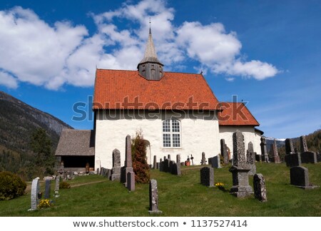 Foto stock: Stone Church In Seljord