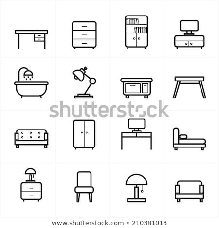 Stock photo: Electronic Book And Table Vector Illustration