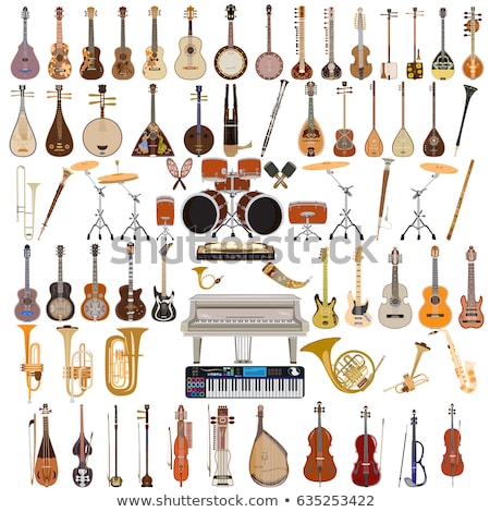 Foto d'archivio: Rhythm Instruments Icon Set