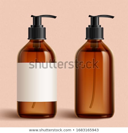 Stock photo: Blank Label Shampoo Bottle Or Shower Gel On Pink Background Beauty Product And Body Care Cosmetics