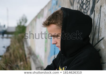 Сток-фото: Sad Lonely Depressed Boy