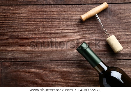 Stok fotoğraf: Cork Screw Opening Wine