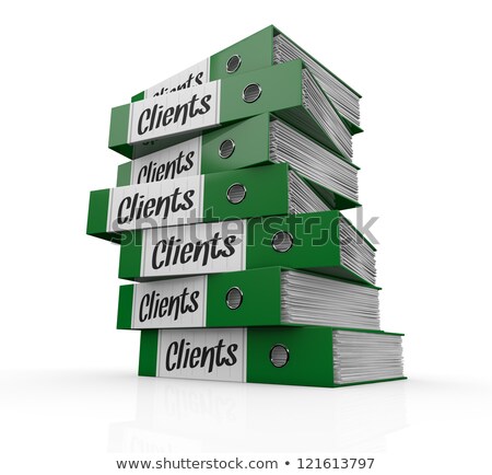 Stockfoto: Folder With The Label Invoices