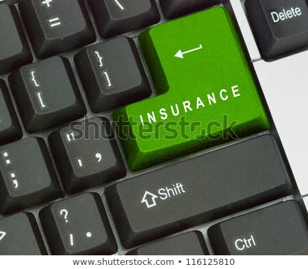 Stok fotoğraf: Hot Key For Insurance