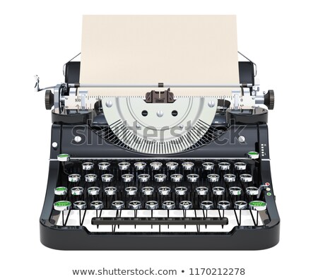 ストックフォト: Old Typing Machine Background