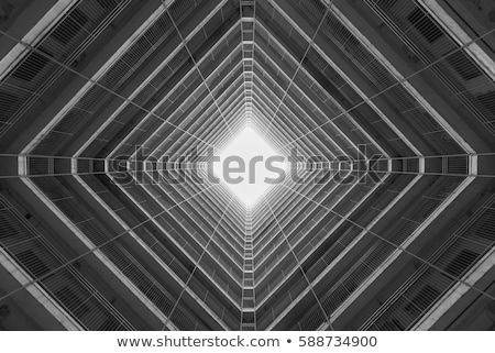 Сток-фото: Apartment Building In Hong Kong Abstract City Background