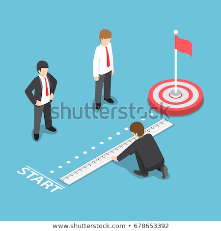 Stock photo: Measure Performance On Ruler