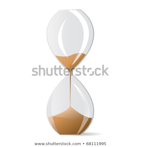 Сток-фото: Hourglass Isolated Over White Background