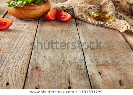 Stock photo: Italian Food Background Burlap Background With Space For Text