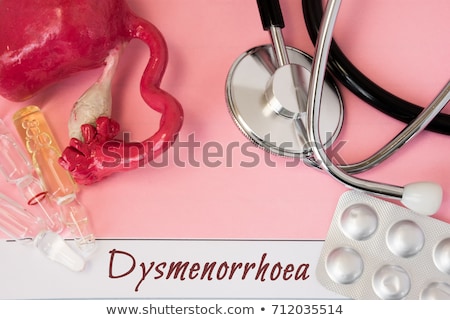 Сток-фото: Dysmenorrhea Diagnosis Medical Concept