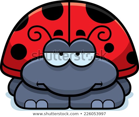 Сток-фото: Bored Little Ladybug