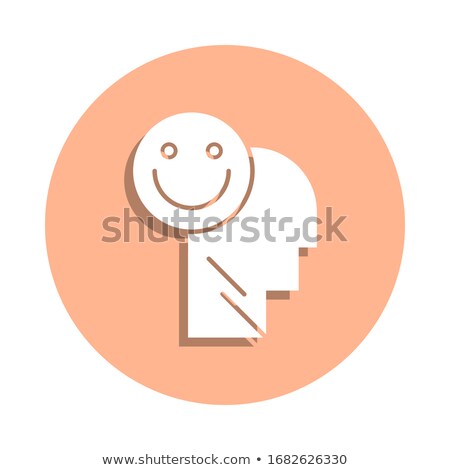 Сток-фото: Optimism And Happiness Glyph Vector Icon