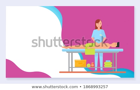 Stock photo: Abdominal Massage Masseuse With Client Website