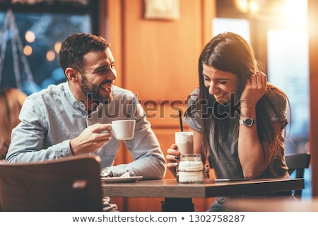 Date In Cafe Stockfoto © MilanMarkovic78