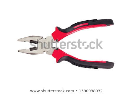 Stock photo: Pliers With Red Handles