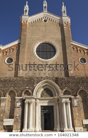 Basilica Di San Giovani E Paolo Front View Venice Italy Сток-фото © Frank11