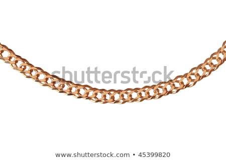 Nice Gold Chain Isolated Stockfoto © cosma