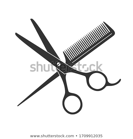 Foto stock: Comb And Scissors