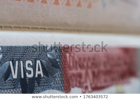 Zdjęcia stock: Entry Visa