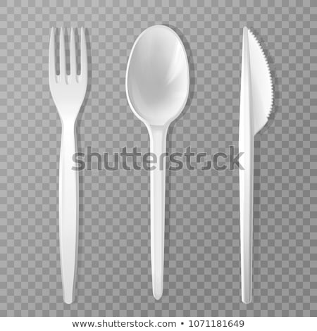 Stock photo: Plastic Cutlery