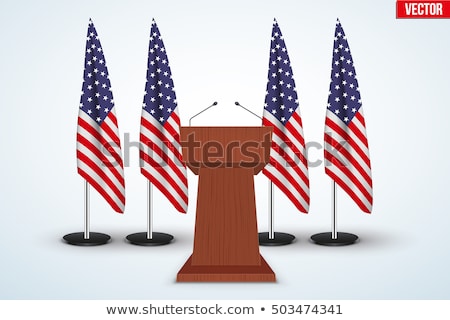 ストックフォト: President Speech Podium