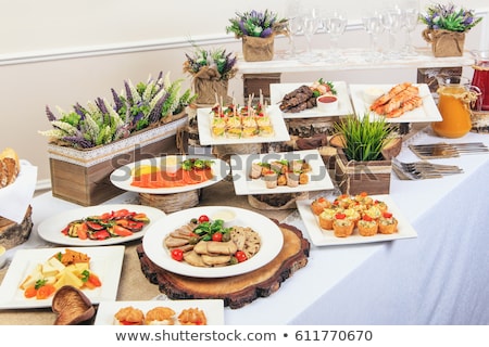 Foto stock: Finger Food Buffet Food